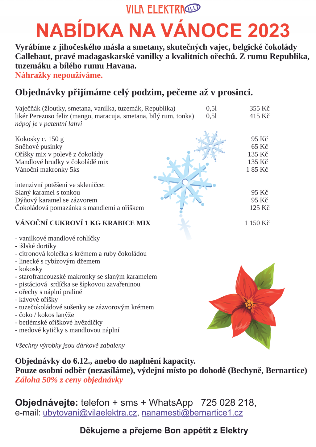 NABÍDKA NA VÁNOCE 2023